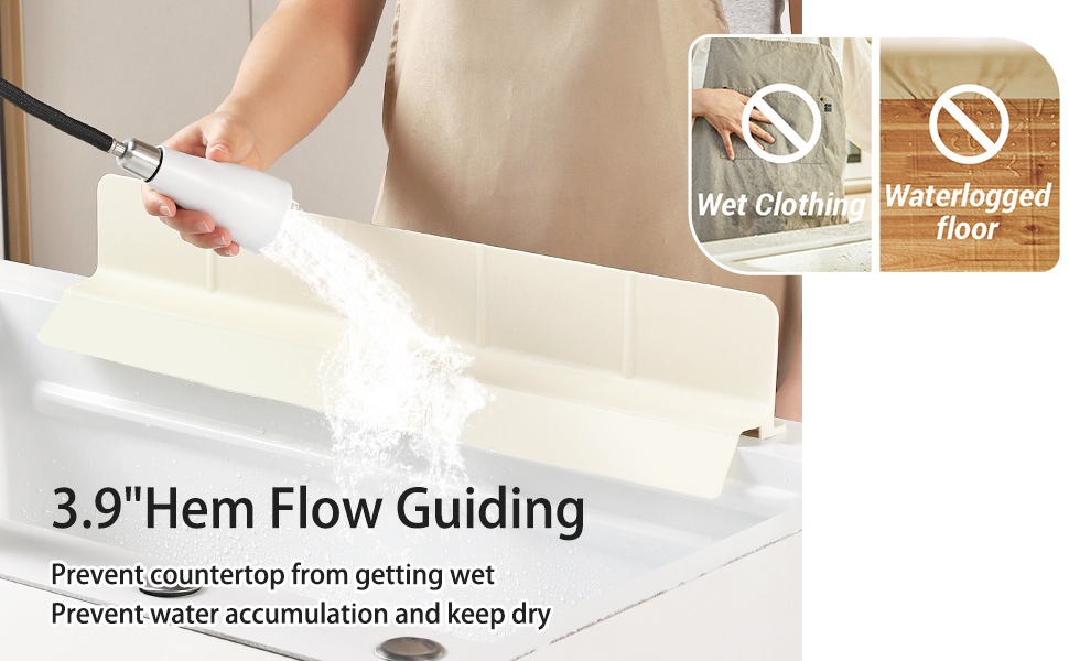 Splash Guard for Kitchen Sink