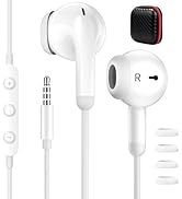 Wired Earbuds with 3.5mm Headphone Jack for laptops PC,Noise Cancelling Headphones with Microphon...