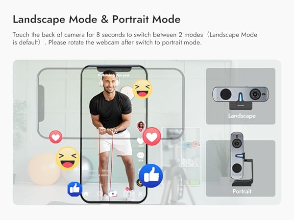 Professional Streaming Webcam 60fps