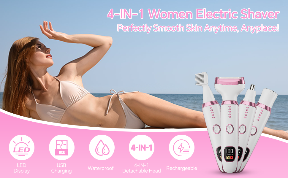 Bikini Trimmer 4 in 1 Lady Shaver