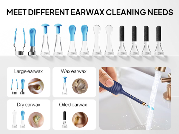 ear wax removal tool camera ear cleaner cleaning earwax remover kit