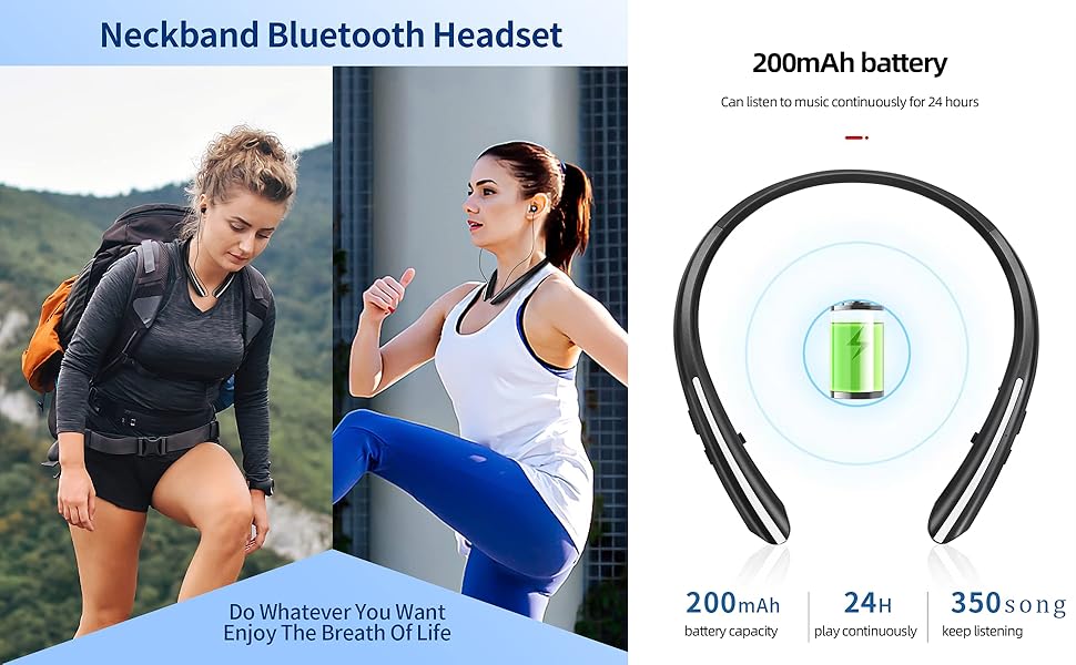 neckband bluetooth headphones