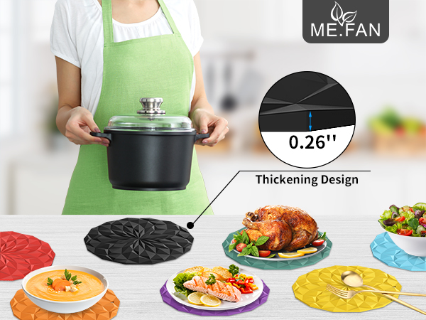 Silicone Trivet Mats