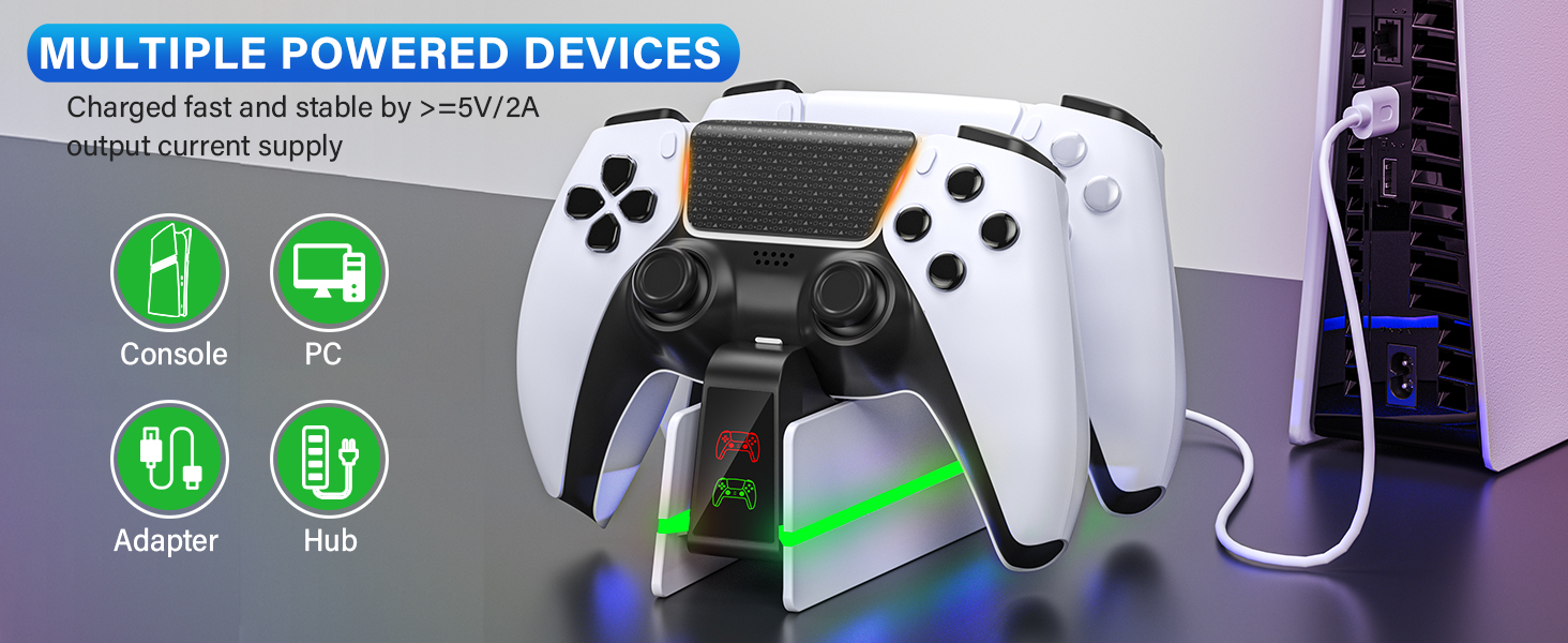 ps5 controller charging dock
