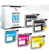 CMYi LC61 Replacement Combo Pack Ink Cartridge for Brother MFC-5895CW, 6490CW, 6890DW, 790CW, 795...