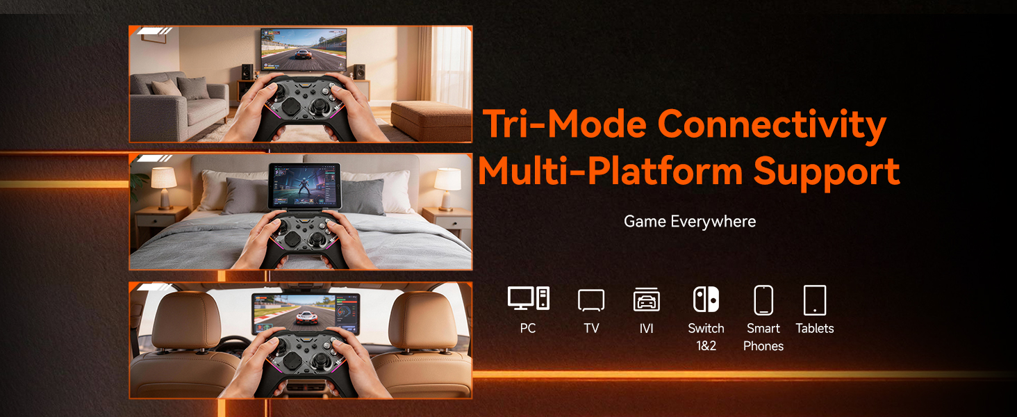 bluetooth controller;pc game controllers;pc gaming controller;wireless controller