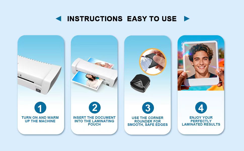 EASY TO USE — STEP BY STEP