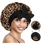 BONNET QUEEN Silk Bonnet for Sleeping Women Reversible Double Layer Satin Bonnet Hair Bonnet Nigh...