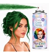 Temporary Hair Color Spray for Kids Women Man, Washable Hair Spray Color | Non Damaging Green Dye...