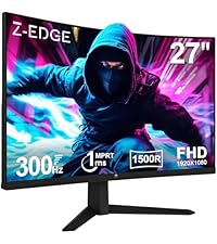 Z-Edge 24.5 inch 300Hz 280Hz 240Hz Gaming Monitor, UG25S FHD 1080p, Ultra Fast MPRT 1ms, IPS Monitor...