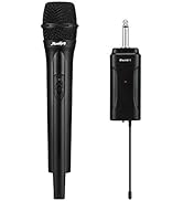 Moukey Wireless Microphone, Portable Dynamic Handheld Mic, Anti-Interference, Excellent Sound, VH...