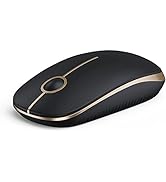 VssoPlor Wireless Mouse, 2.4G Slim Portable Computer Mice with Nano Receiver for Notebook, PC, La...