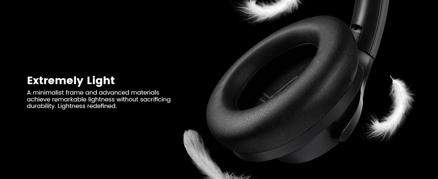 1Mii Y8+ Hybrid Noise Cancelling Headphones Bluetooth 6.0, Wireless LDAC Hi-Res Audio