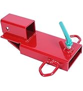 ECOTRIC New Clamp On Forklift Hitch Receiver Pallet Fork Trailer Towing Adapter 2