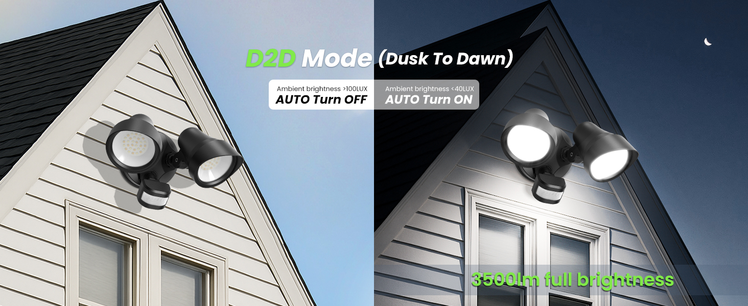 motion sensor outdoor lights