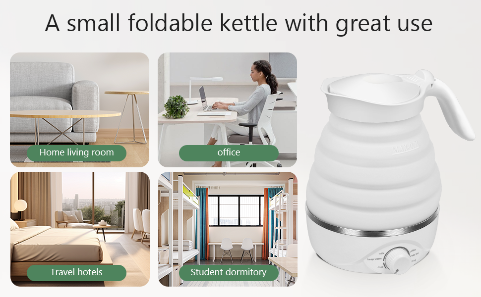 Travel Foldable Electric Kettle