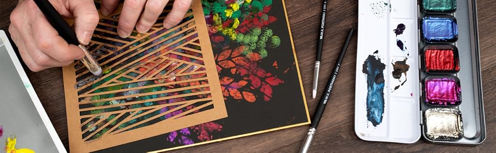 acrylic blending paintbrush