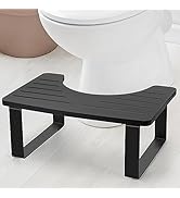 Bathroom Stool,Bamboo Toilet for Bathroom,Toilet Stools,Potty for Pooping,Poop Stool,Toilet Step ...