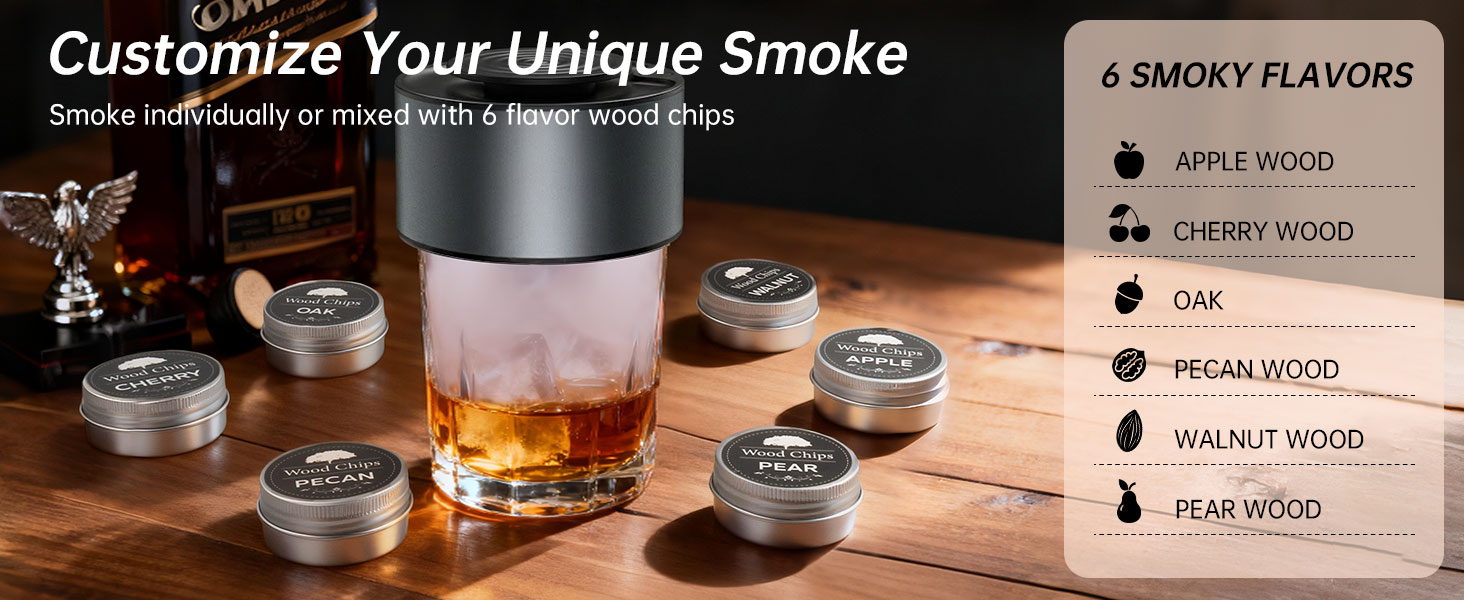 electric whiskey smoker kit