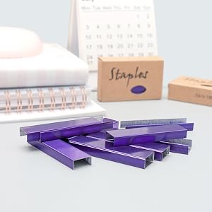 purple staples