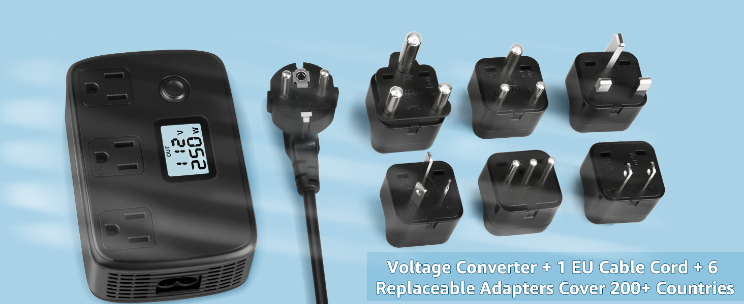 power converter adapter combo