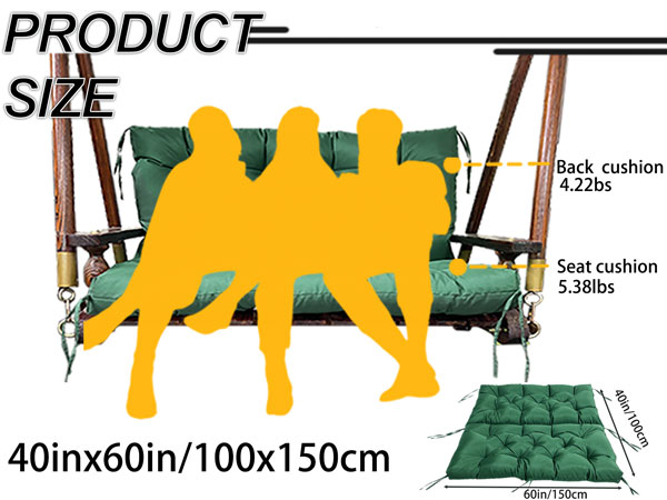 waterproof outdoor swing cushions
