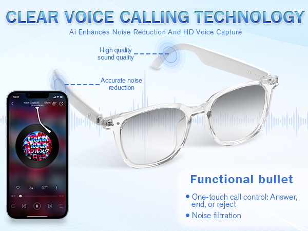 Bluetooth Glasses for Men