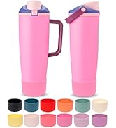 Kaitiaki Silicone Boot for Owala 30oz &amp; 40oz FreeSip Sway Bottles &amp; Tumblers - Non-Slip, Scratch-...