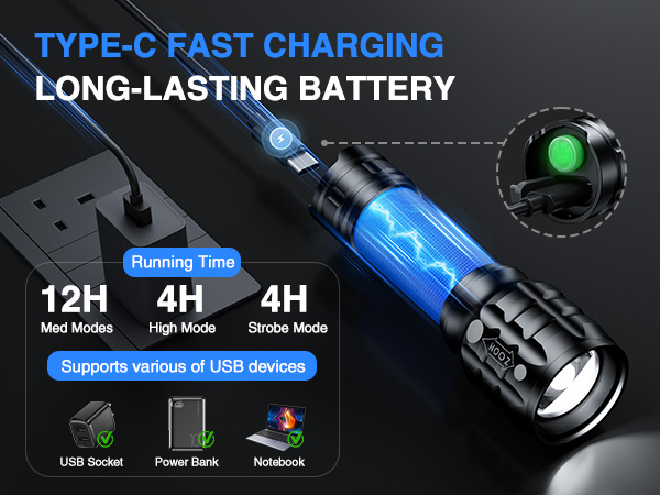 rechargeable flashlight