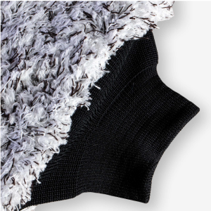 Long Microfiber Pile Holds Suds