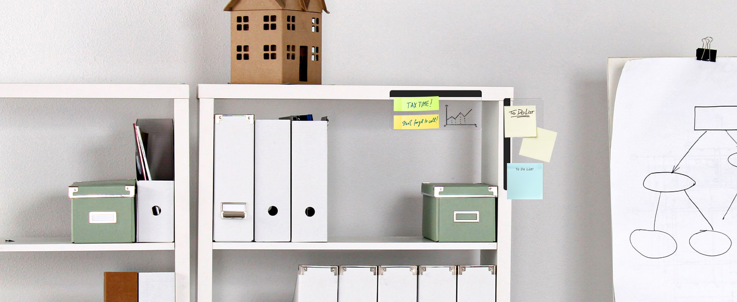 computer screen side note holder