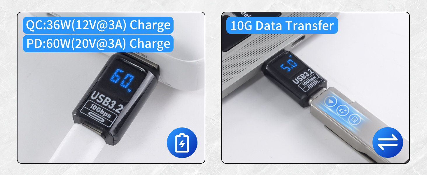 USB C Female to USB A Male Adapter 