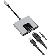 Lightning to RJ45 Ethernet Adapter,Wired Internet Support up to 10/100Mbps,with Lightning Chargin...