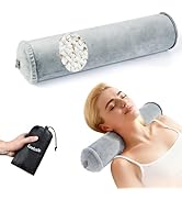 Luxtude Inflatable Neck Roll Pillow for Sleeping, Travel Cervical Pillow for Neck Pain Relief, Cy...