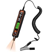 Automotive Circuit Tester,POROMETISTO VT01A 0.8V-100V DC Smart Test Light Automotive Fuse Tester ...