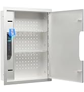 MAXSAFES Hidden Wall Safes with Super Finger Vein Recognition Lock Electronic Hidden Safes with D...