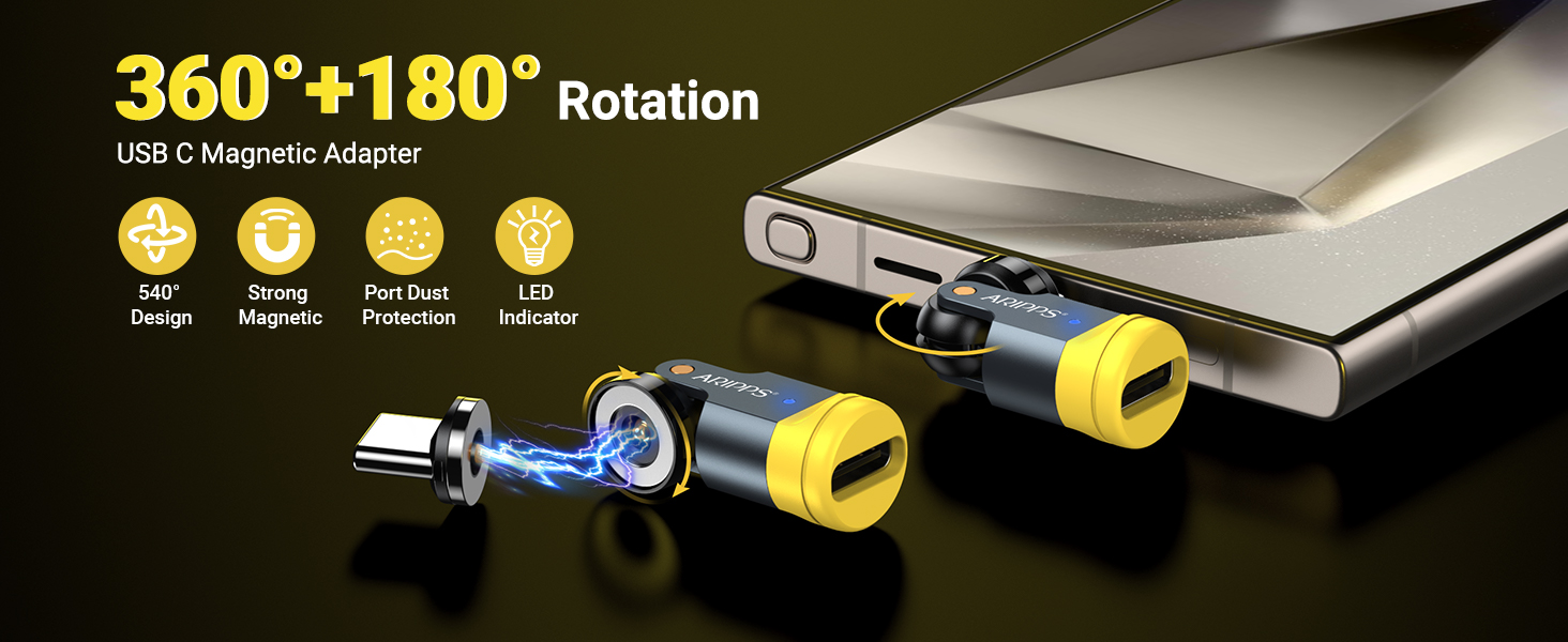 USB C Magnetic Adapter