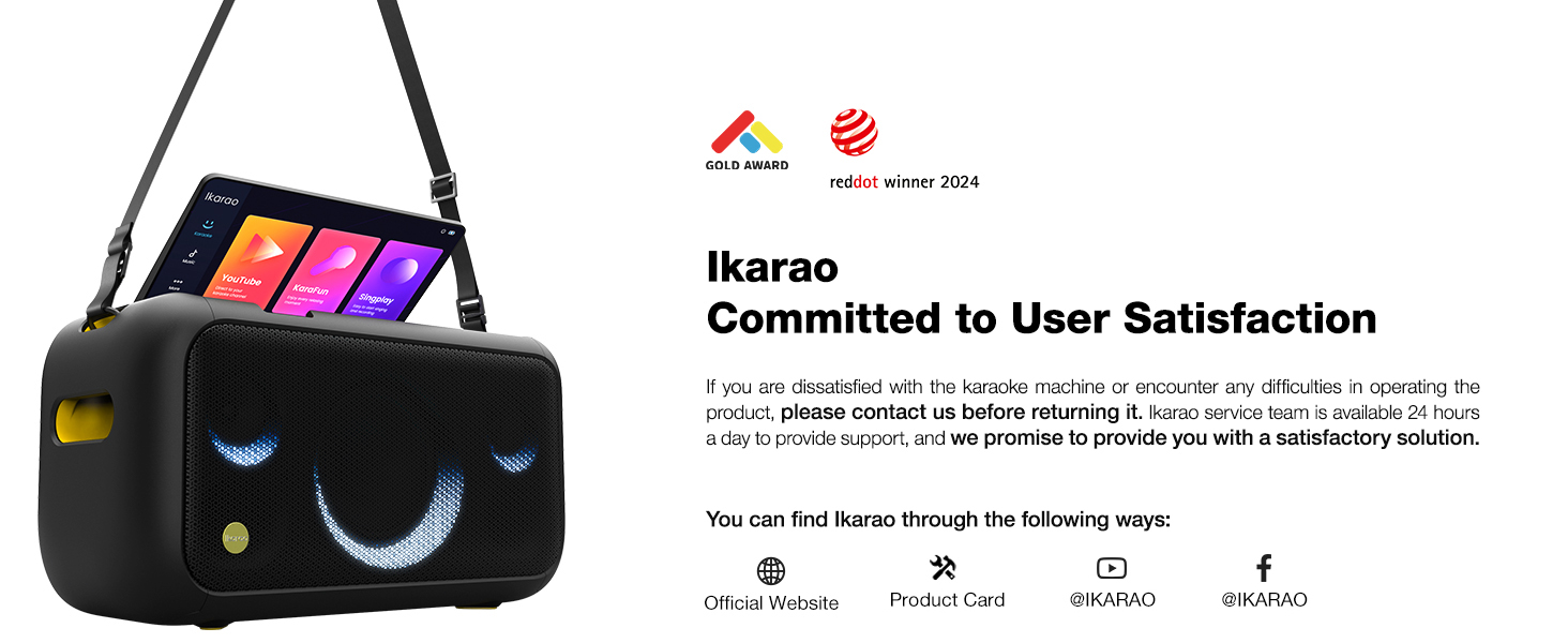 Ikarao Break X1 Karaoke Machine