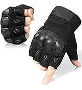 WTACTFUL Tactical Fingerless Gloves for Motorbike Motorcycle Cycling Climbing Hiking Hunting Gloves