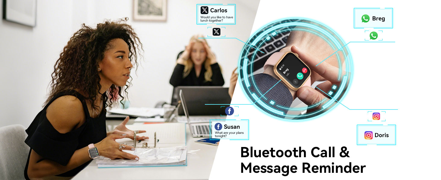 android smart watch &amp;amp; smart watch for iphone compatible