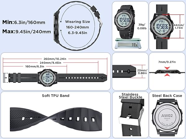 Beeasy Digital Watch