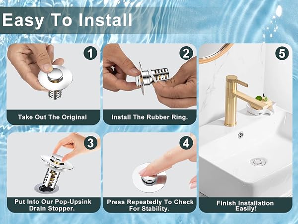 Bathroom Sink Drain Strainer