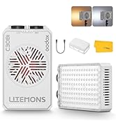 Godox C30Bi Bi-Color On Camera Video Light 30W, 2800K~6500K, Portable Camera Light for Photograph...