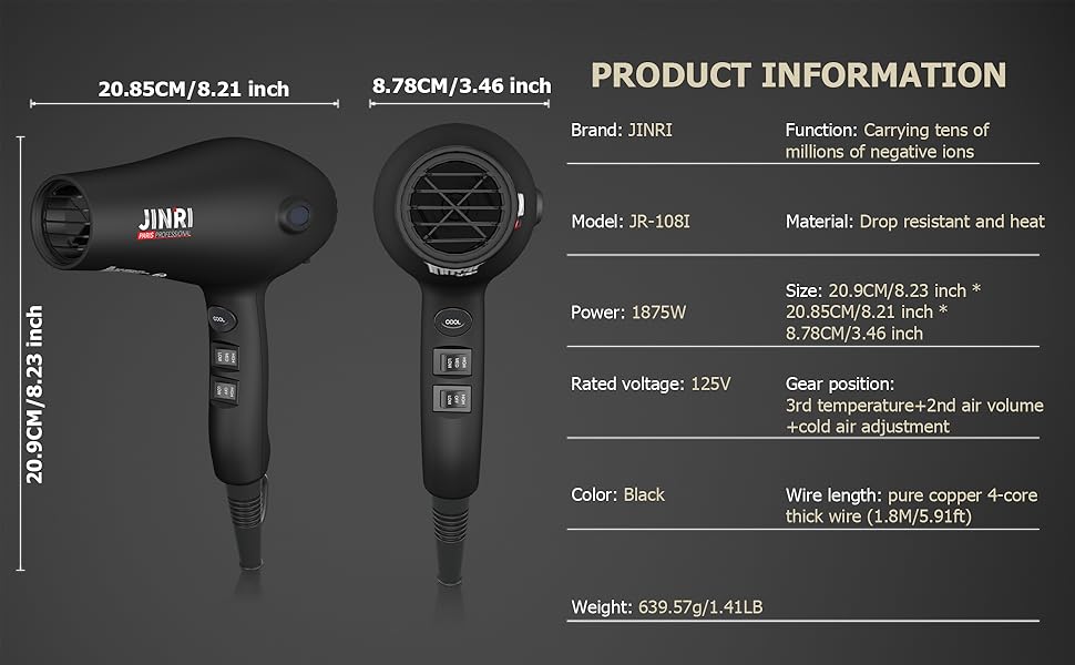 Jinri Hair Dryer