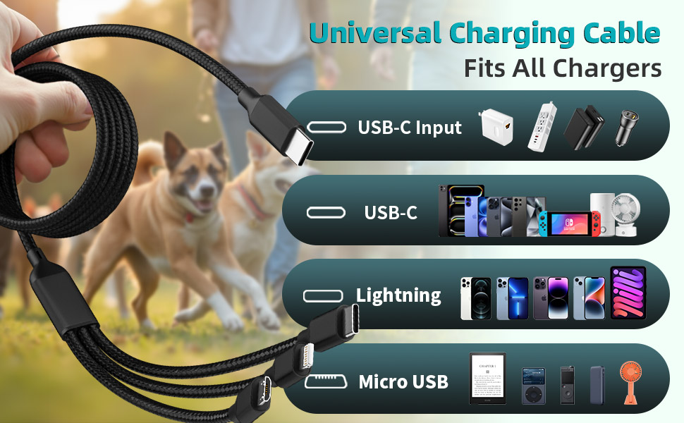 Universal Charging Cable Fits All Chargers
