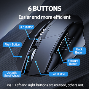 6 buttons mouse