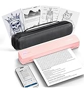 POLONO Portable Printer Wireless for Travel, D810 Bluetooth Thermal Printer Support for 8.5