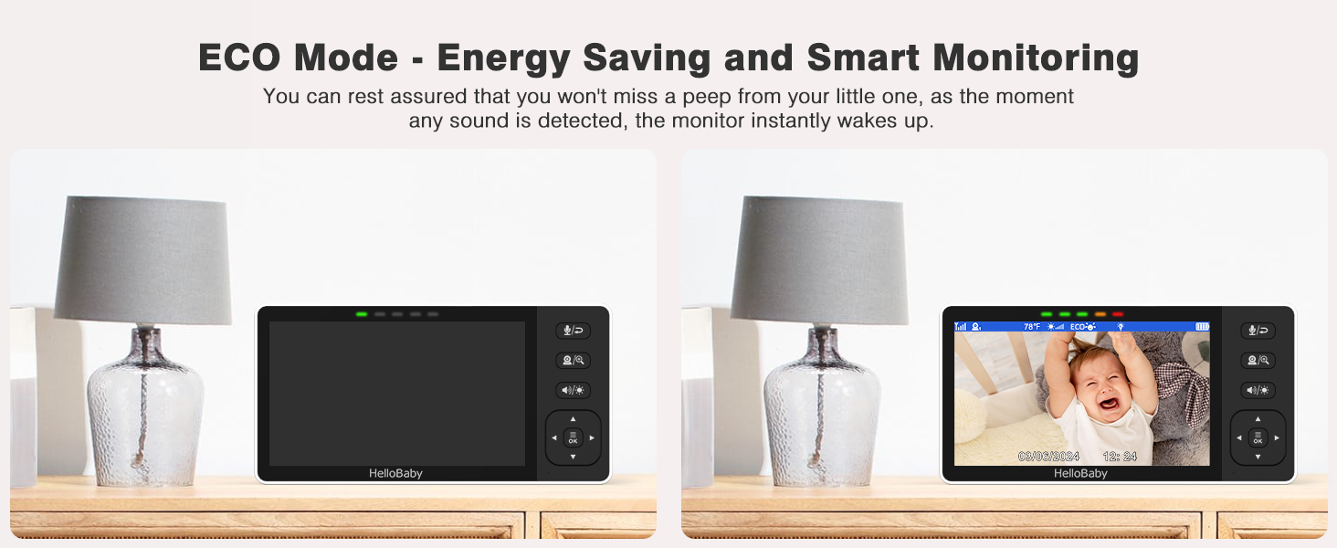 baby monitor ECO mode