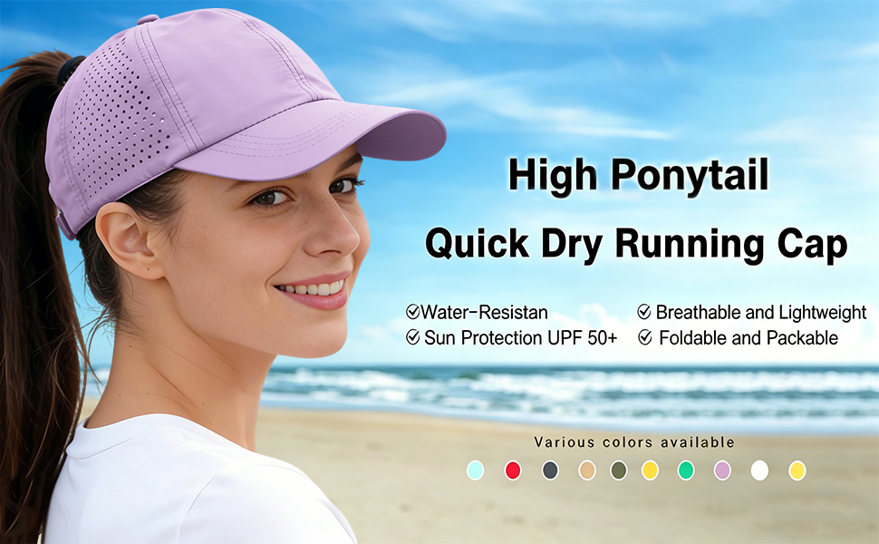 high ponytail hat