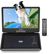OTIC 13" Portable DVD Player with 11.6" HD Swivel Screen, DVD Player for Car, 6-Hour Rechargeble ...